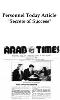 Arab Times Article